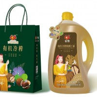 家泰有机冷榨核桃仁油5L