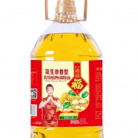 久久道道福吉花生原香型食用植物调和油5L