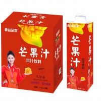 鑫益品堂芒果汁饮料1.5LX6瓶